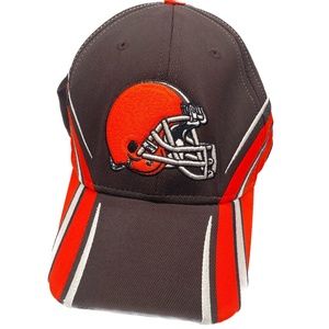 Reebok Cleveland Browns NFL Authentic Sideline Hat, Fitted OSFA, 2000s